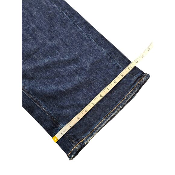 American Eagle Dark Wash Super High Rise Baggy Wide Leg Dreamy Drape Jean 2 Long - Picture 7 of 11